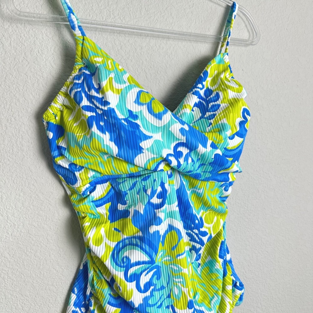 Sunsets Ocean Muse Simone Tankini E-Cup & Hannah High Waist Bottom Set XL NEW - Picture 4 of 14